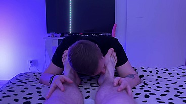 Hungry Foot Fetishist Eating my Smelly Feet & Lick them Clean [4K]