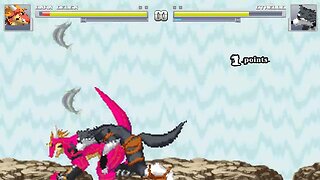 Wolf othello and lizard delga fuck battle in mugen