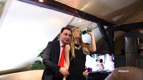 Andrea Dipre and the tattooed blonde