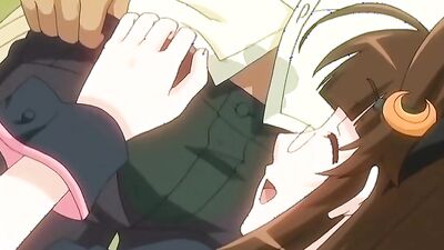 Shy anime chick with huge tits gets fucked hard by a kinky guy