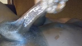 Wanking My BBC Cummimg Loads