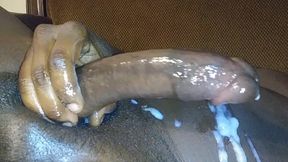 Wanking My BBC Cummimg Loads