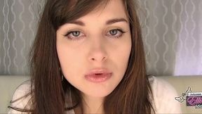 Up close and personal with sweet lips POV