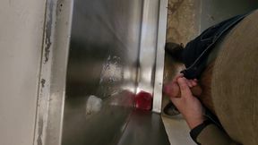 Urinal shot and mark