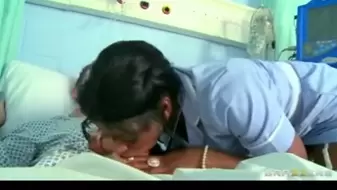 Sexy black nurse sucks & fucks sex addict DannyD's big-dick in hospital