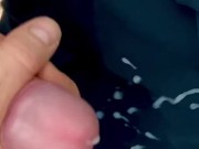 Straight guy college bro amateur Big dick cums loud huge cumshot verbal moaning hung ginger bwc cock