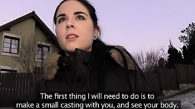 Public Agent Spanish Student fucks for party cash