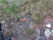 Found a cruising spot while biking. Waiting for somebody to come/cum