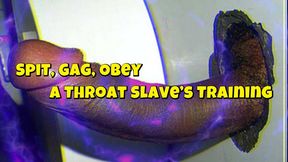 Spit, Gag, Obey: A Throat Slave’s Training 20 min