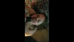 Young bbw sucking yours truly..