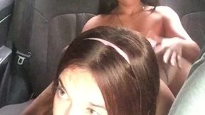 I fuck my best friend in the uber on the way to college