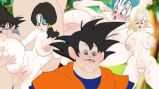 Hentai hide-and-seek - I&#039;ll fuck whoever I find! Porn Dragon ball - Videl,Bulma,Android 18 ! ( Cartoon anime sex ) 2d
