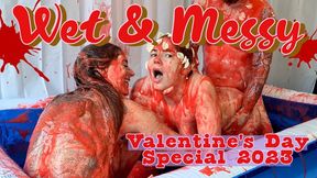 My Valentines Day Gunge Play Threesome