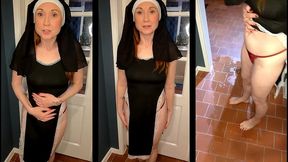 dirty talking watersports nun panty wetting