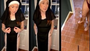 dirty talking watersports nun panty wetting