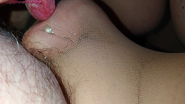 Geile Titten und der Nylonschwanz