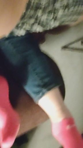Pink Sexy No-show Ankle Nike Socks Footjob Sockjob - Sock Handjob Blue Ankle Socks Cum