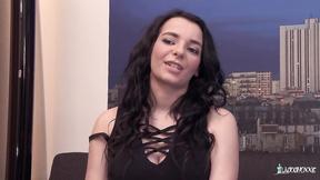 ”Slutty French Babe Sophia Laure Gets Rough Ass Fucking Pounding & Dildo Double penetration”
