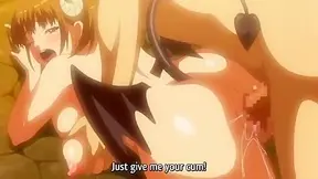 Sister Succubus 1 - Little sister begs for the cum inside her succubus pussy