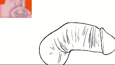 Dick and muscle growth animation   timelapse