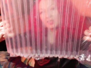 ASMR transparent film with air bubbles