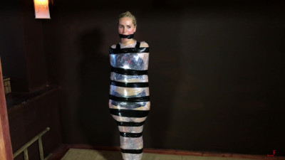 Esenya. Tight Mummification and Tape gag