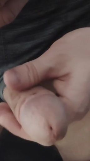 Cumshot in Front of the Mirror