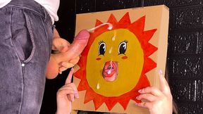 Gloryhole - Face-in-hole Board. I Fucked the Sun