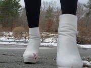 Stomping Cherries in the Snow