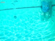Miss Luna Magic's Underwater Tits