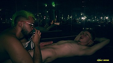 Camilo Brown Giving an Amazing Cum Swap Blowjob To Big Cock Beautiful Twink Nicolas Mucci