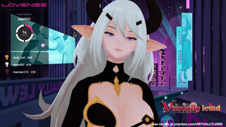 VTUBER CAVES & BEGS TO LET HER CUM (Chaturbate 06/05/21)