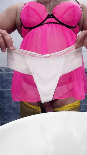 Step daughter panties cumming