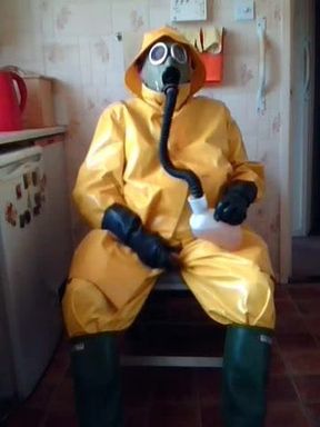 Piss drinking rubber pig.