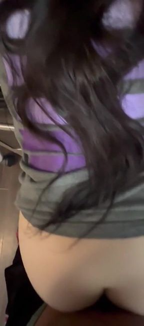 Cheating in the Kitchen While Making Frozen Pizza with Hung BBC Stepdaddy