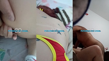 Comendo a rabuda de quatro
