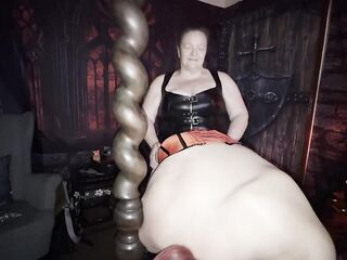 Part three:- Domme Satana bangs Allegro in the Vampire Room