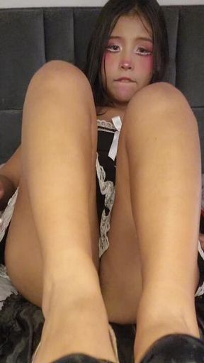 Your favorite maid ready to have fun next to you