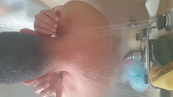 Refreshing bath before going to work. Richard Bunnyy