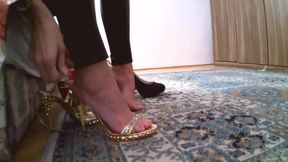 Princess Kimberlys high heel show! NO AUDIO