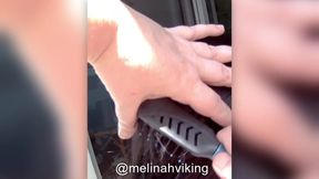 Brunette Hair Brushing