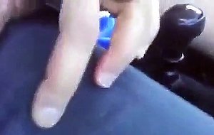 Guy blows me in the car spills the cum and licks it up
