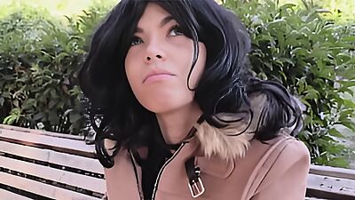 PutaLocura - The sexy Spanish girl Dayana young woman accepts Torbe's challenge and swallows his cum in a caught