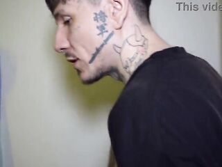 My best friend lied to me and hooked up with the man with the tattooed face right next to me: I caught 'em