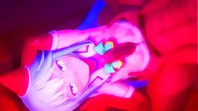 Aqua Celebrates Christmas with Steamy Holiday Fuck Fest in Konosuba