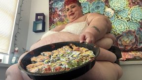 Pure Gluttony: 1 Dozen Sushi Rolls & a Whole Cake for Dessert SD
