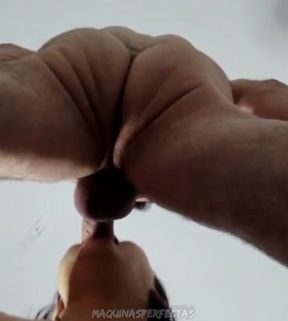 Deep throat swallows my whole cock and swallows all my cum