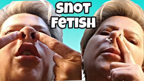 Snot Fetish! Messy Nose, Dripping, Sniffling