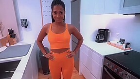 Addis Fouche Little Stepbrother Watching Stepsister While She Undress And Taking Shower