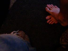 JAV Gay Feet Fetish: Billy's Stubby Big Toes Redneck Voyeur